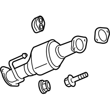 GM 19418938 Catalytic Converter 19418938 GM Catalytic Converter Illustration 1 of 1