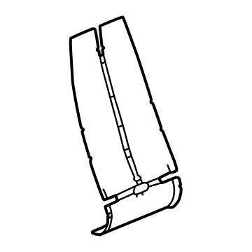 GM 85029264 Heater Assembly-Rear Seat Back 85029264 GM Heater Assembly-Rear Seat Back Illustration 1 of 1