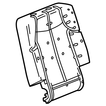 Cadillac 85742576 Seat Back Pad