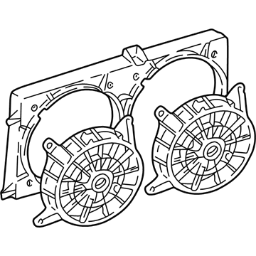 Chevy Malibu Fan Shroud - 88986470