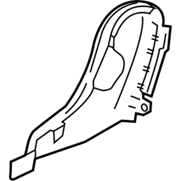 GM 23400628 Inner Finish Panel, Rear 23400628 GM Inner Finish Panel, Rear Illustration 1 of 1