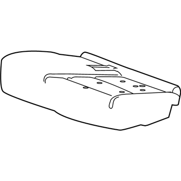 GM 84548154 Seat Cushion Pad, Rear 84548154 GM Seat Cushion Pad, Rear Illustration 1 of 1