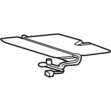 GM 13511914 Seat Cushion Heater, Rear 13511914 GM Seat Cushion Heater, Rear Illustration 1 of 1