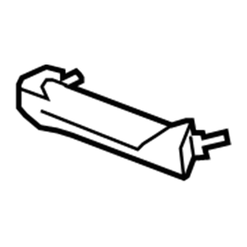 89046414 GM Pull Handle, Gray Illustration 1 of 1