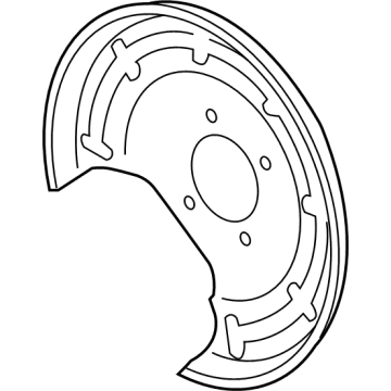 Chevy Equinox Backing Plate - 84065000
