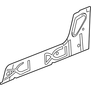 GM 25982605 Inner Rocker, Rear Passenger Side 25982605 GM Inner Rocker, Rear Passenger Side Illustration 1 of 1