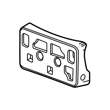 Cadillac 84586284 License Bracket