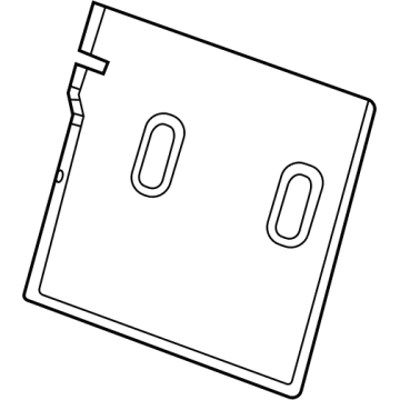 GM 42778044 Rear Cover, Black 42778044 GM Rear Cover, Black Illustration 1 of 1