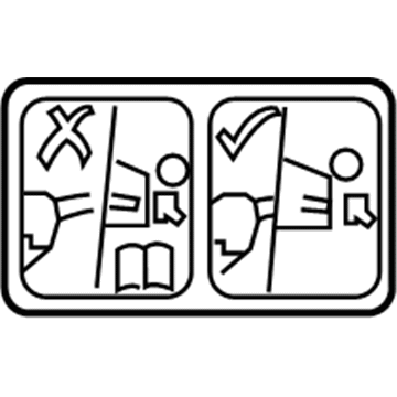 GM 84089673 Info Label 84089673 GM Info Label Illustration 1 of 1