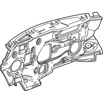 GM 84887751 Insulator, Shroud And Dash And Vent Duct Panel 84887751 GM Insulator, Shroud And Dash And Vent Duct Panel Illustration 1 of 1