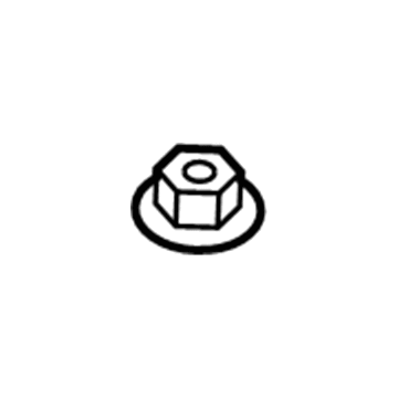 Buick 11546367 Rear Transmission Mount Nut