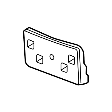 Chevy 84881862 License Bracket
