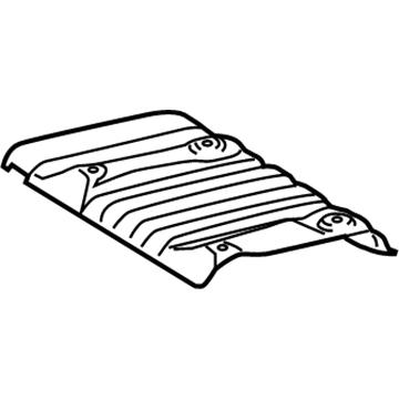 Pontiac Vibe Exhaust Heat Shield - 19184740