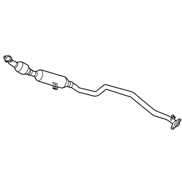 88975827 GM Catalytic Converter Illustration 1 of 1