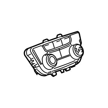 GM 39081561 Heater Control, Black 39081561 GM Heater Control, Black Illustration 1 of 1