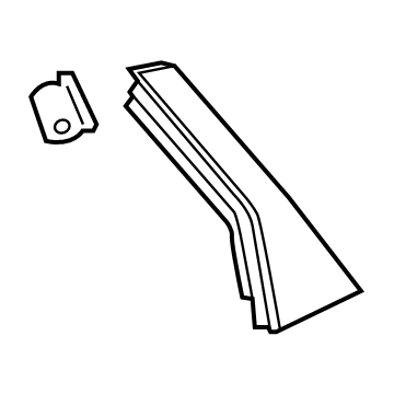 GM 84167110 Rear Applique, Driver Side 84167110 GM Rear Applique, Driver Side Illustration 1 of 1