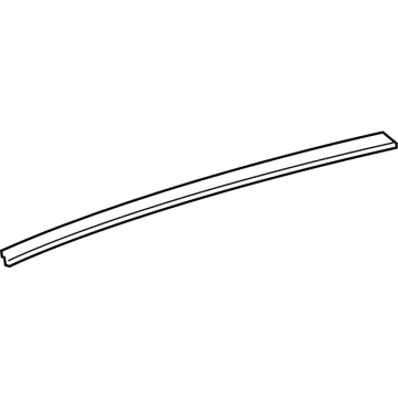 GM 84175958 Reveal Molding, Black, Rear Upper Driver Side 84175958 GM Reveal Molding, Black, Rear Upper Driver Side Illustration 1 of 1