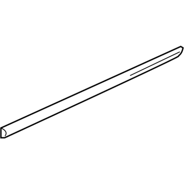 86814816 GM Center Molding, Outer Driver Side Illustration 1 of 1