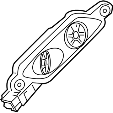 GM 22983004 Windshield Pillar Speaker, Driver Side 22983004 GM Windshield Pillar Speaker, Driver Side Illustration 1 of 1