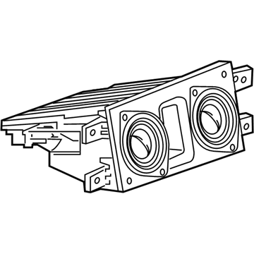 22982998 GM Rear Speaker Illustration 1 of 1