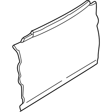 GM 15232686 Exterior Panel, Front Passenger Side 15232686 GM Exterior Panel, Front Passenger Side Illustration 1 of 1
