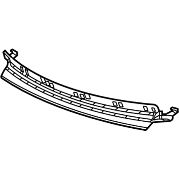 GM 42621355 Molding, Front Upper 42621355 GM Molding, Front Upper Illustration 1 of 1
