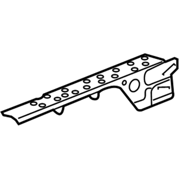 GM 23437686 Hinge Reinforcement, Driver Side 23437686 GM Hinge Reinforcement, Driver Side Illustration 1 of 1