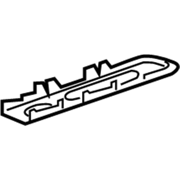 GM 23150920 Rail Reinforcement, Front Driver Side 23150920 GM Rail Reinforcement, Front Driver Side Illustration 1 of 1