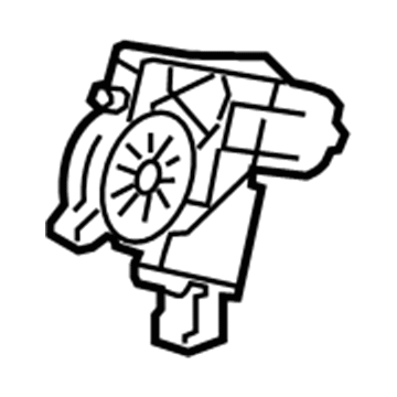 GM 22921495 Window Motor, Passenger Side 22921495 GM Window Motor, Passenger Side Illustration 1 of 1