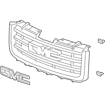 GMC Sierra 3500 HD Grille - 22924486