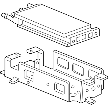 GM 84300349 Fuel Cooler Assembly 84300349 GM Fuel Cooler Assembly Illustration 1 of 1