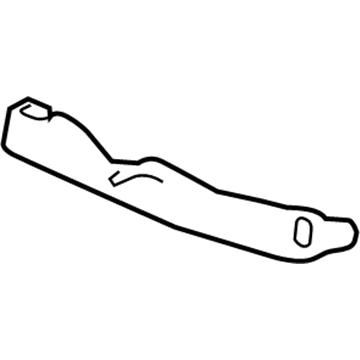 GM 23474688 Lower Shield, Black, Front 23474688 GM Lower Shield, Black, Front Illustration 1 of 1