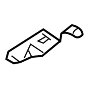 GM 52469880 Heater Core Clamp 52469880 GM Heater Core Clamp Illustration 1 of 1