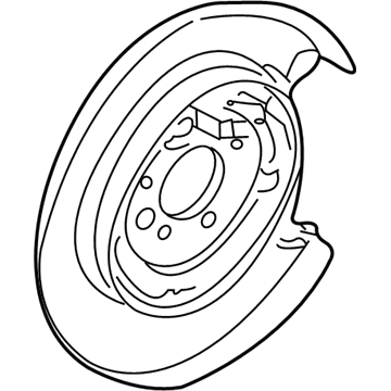 Saturn L200 Backing Plate - 21019209