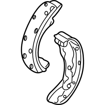 Saturn Brake Shoe Set - 21019008