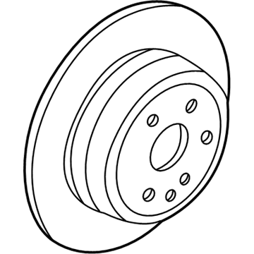 Saturn Brake Rotor - 21019258