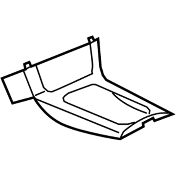 GM 25791887 Trim Plate, Gunmetal 25791887 GM Trim Plate, Gunmetal Illustration 1 of 1