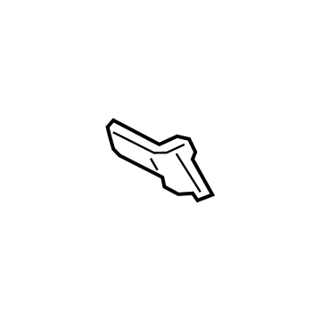 GM 84648300 Side Seal, Rear Driver Side 84648300 GM Side Seal, Rear Driver Side Illustration 1 of 1