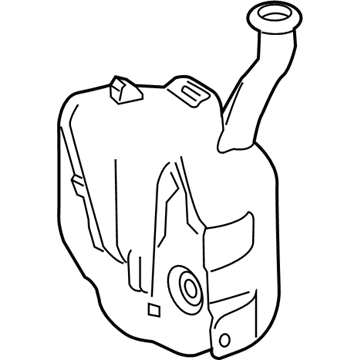 Chevy Windshield Washer Fluid Reservoir - 23434243