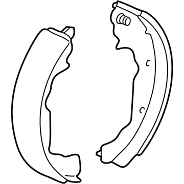 Saturn 21990465 Brake Shoes