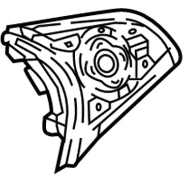 GM 84671675 Radio Switch, Jet Black 84671675 GM Radio Switch, Jet Black Illustration 1 of 1
