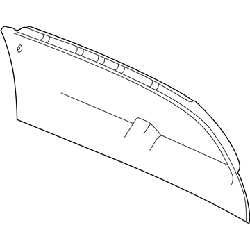 10374390 GM Upper Trim Illustration 1 of 1