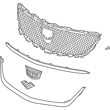 Cadillac 85519149 Upper Grille