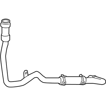 GM 12656725 Oil Hose 12656725 GM Oil Hose Illustration 1 of 1