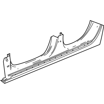 39238686 GM Rocker Panel, Driver Side Illustration 1 of 1