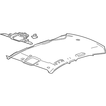 84401179 GM Headliner, Black Illustration 1 of 1
