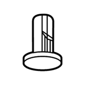 GM 95216004 Splash Shield Retainer 95216004 GM Splash Shield Retainer Illustration 1 of 1