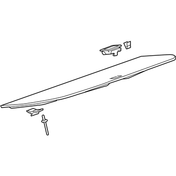 GM 23470012 Lid, Rear 23470012 GM Lid, Rear Illustration 1 of 1