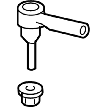 GM 19210064 Outer Tie Rod 19210064 GM Outer Tie Rod Illustration 1 of 1