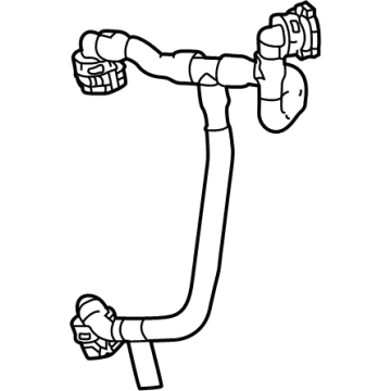 GM 26316491 Connector Hose 26316491 GM Connector Hose Illustration 1 of 1
